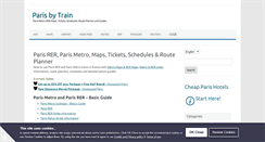 Desktop Screenshot of parisbytrain.com